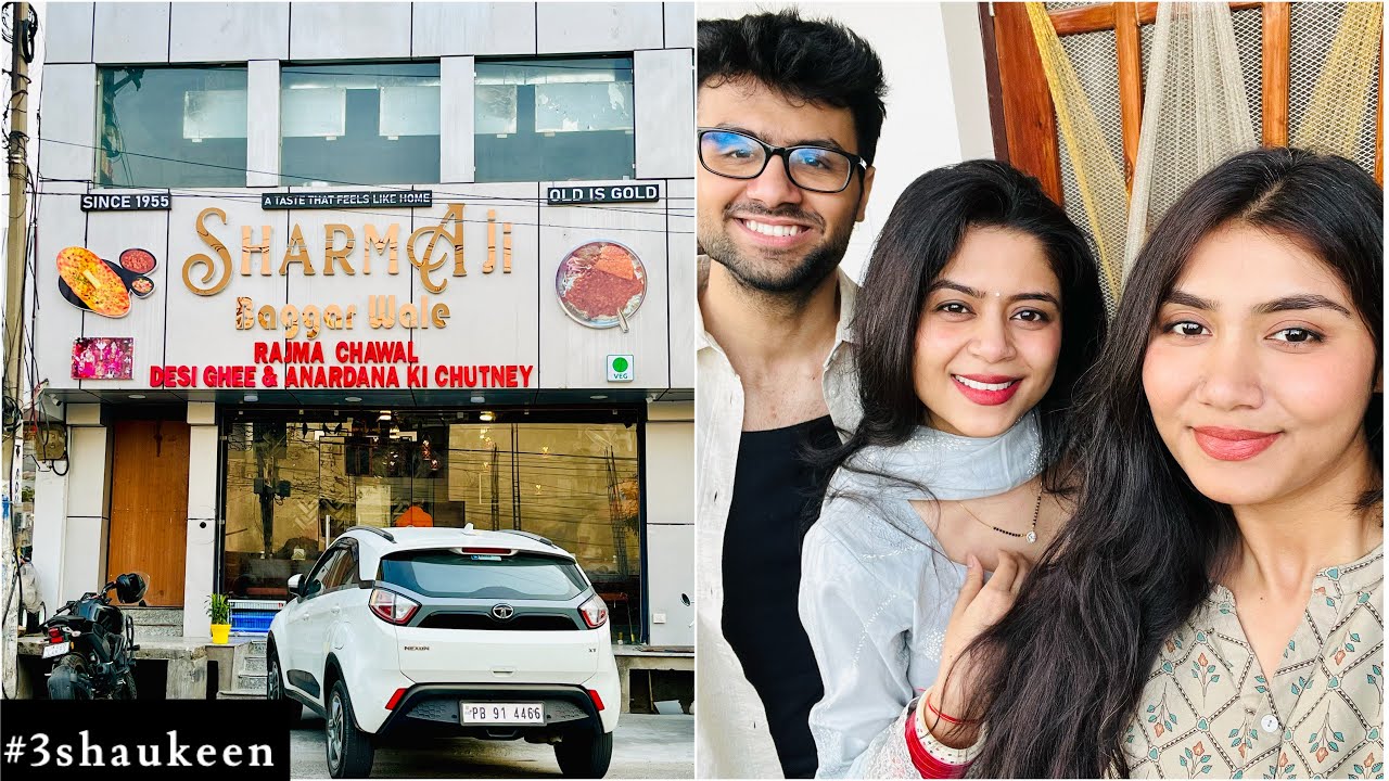 Exploring Sharma Ji Baggar Wale’s New Outlet in Channi Himmat🍛 | Rajma Chawal Review #3shaukeen #181