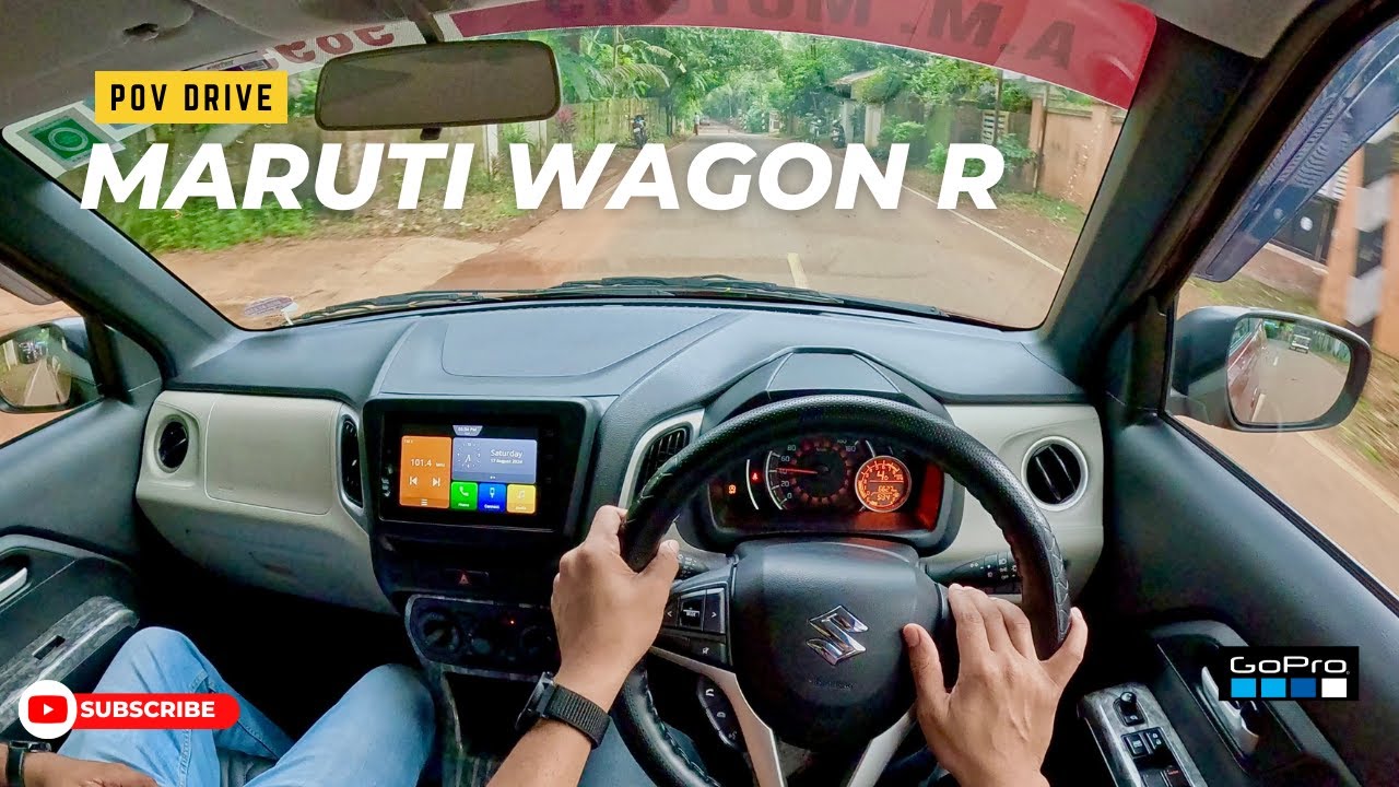 2024 Maruti Wagon R | POV Test Drive | Petrol Automatic | Narrow road drive | GoPro12 | Jonnxoo