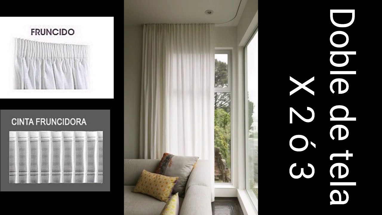 DIY/CUANTA TELA NECESITO PARA MIS CORTINAS?? / EXPLICACIÓN Y RESULTADOS