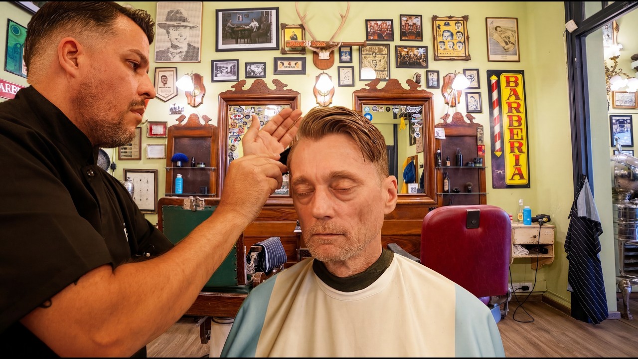 💈 Relax For A Trim & Hair Styling At Vintage La Brocha Barbería In Rafaela, Argentina 🇦🇷