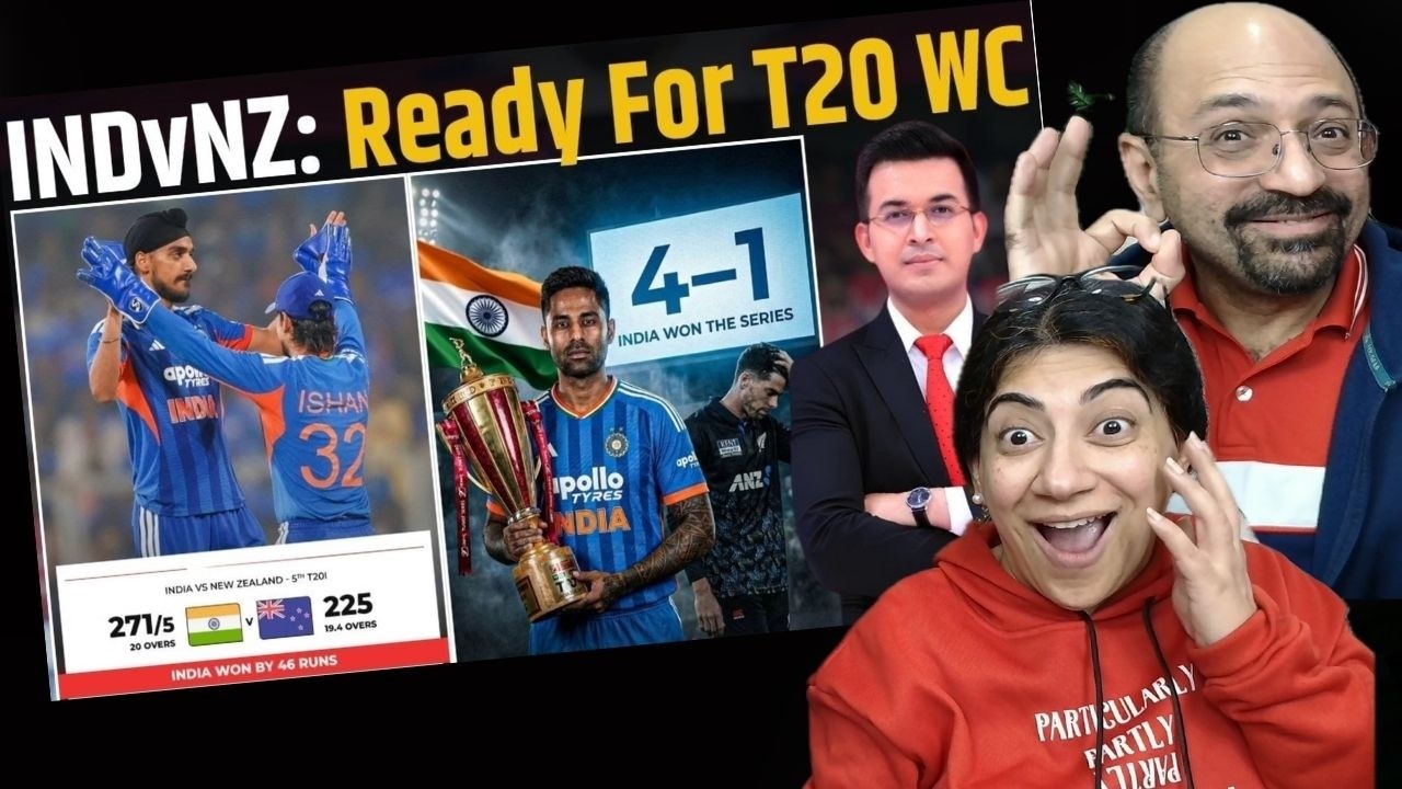 IND vs NZ : India dismantle NZ by 46 runs to clinch series 4-1 , India Ready For T20 WC