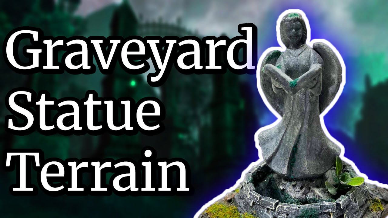 I Built a Miniature Gothic Graveyard Statue