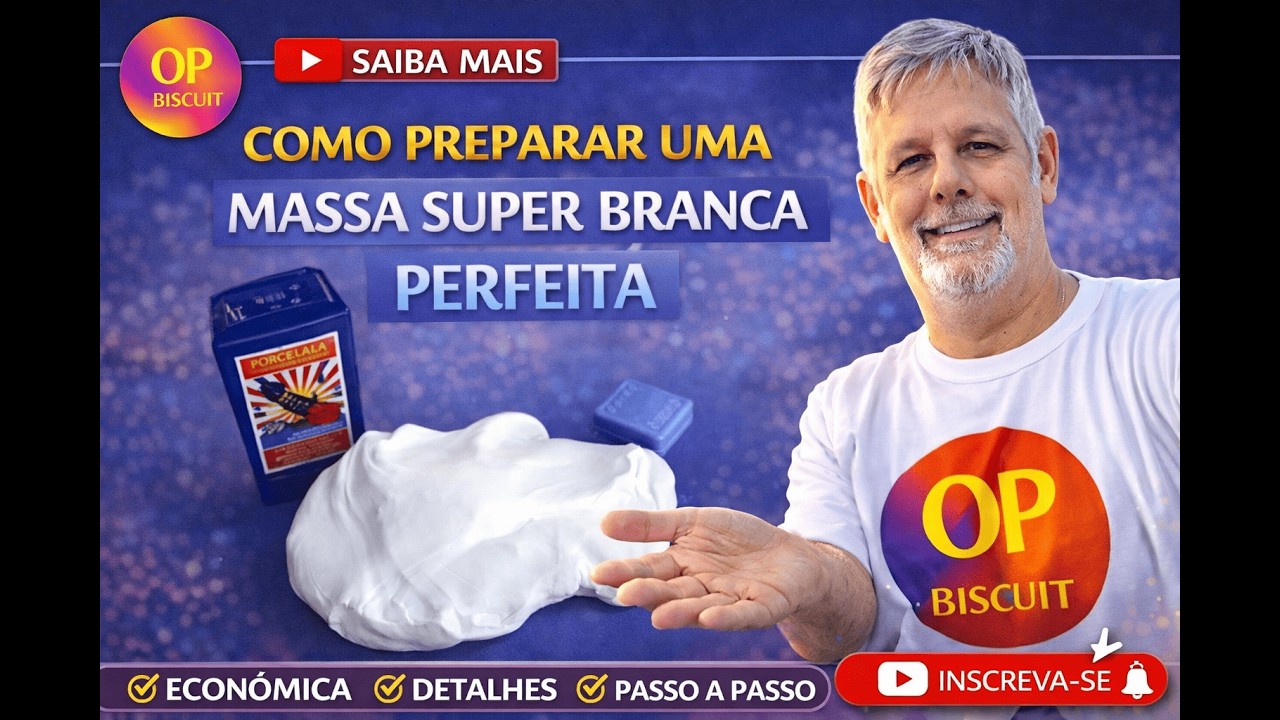 Como preparar uma massa super branca perfeita