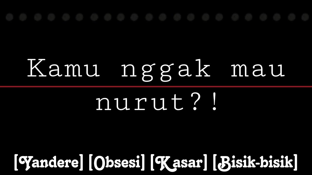 Pacar yandere mulai egois | ASMR Cewek | [Obsesi] [Posesif] [Kasar] [Bisik-bisik]