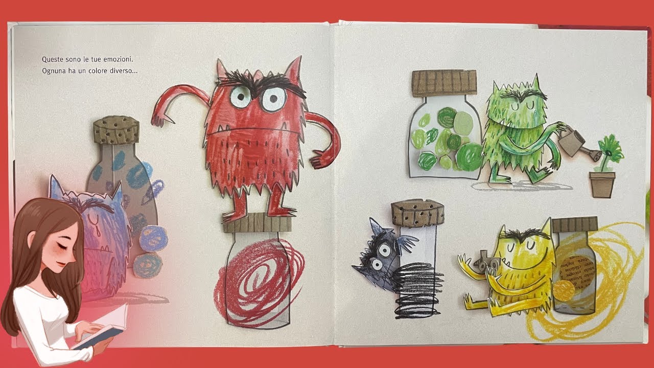 I colori delle emozioni 🩷🧡💛💚🩵💜| Lettura per bambini | audiolibri