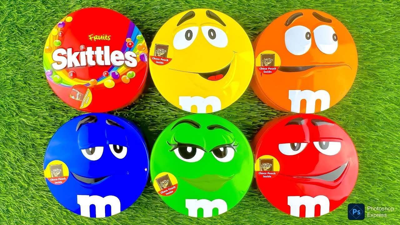 Colorful Candy Mix | 1 M&M’s Box Unwrapping Satisfying ASMR