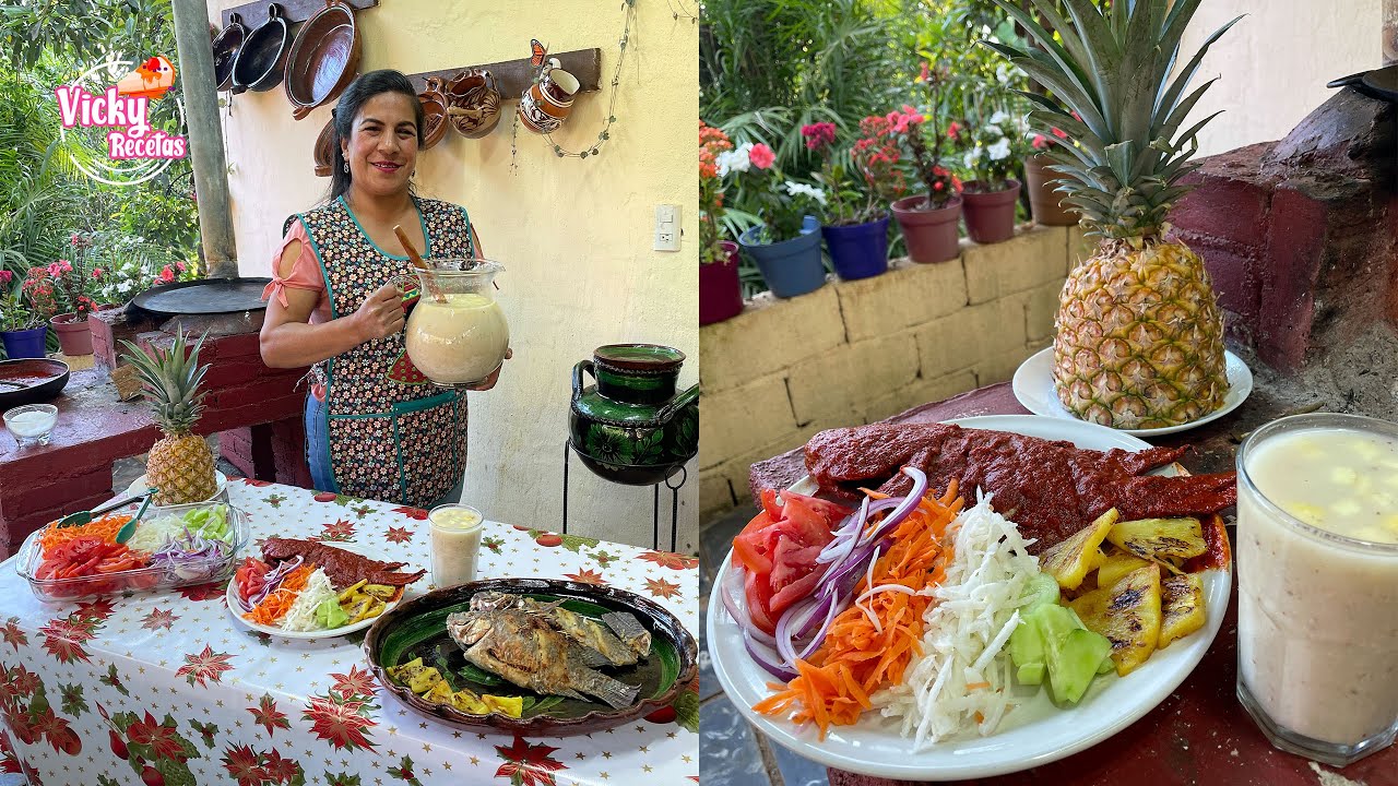 Desde Que Me Pasaron Esta Receta Las Preparo Seguido Mojarras Al Pastor y Agua de Avena-Guayaba