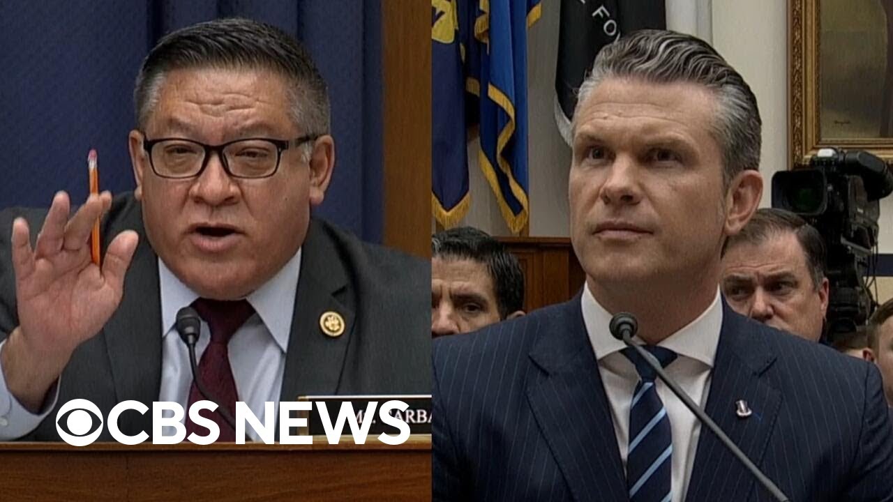 Watch: Congressman calls Hegseth an 
