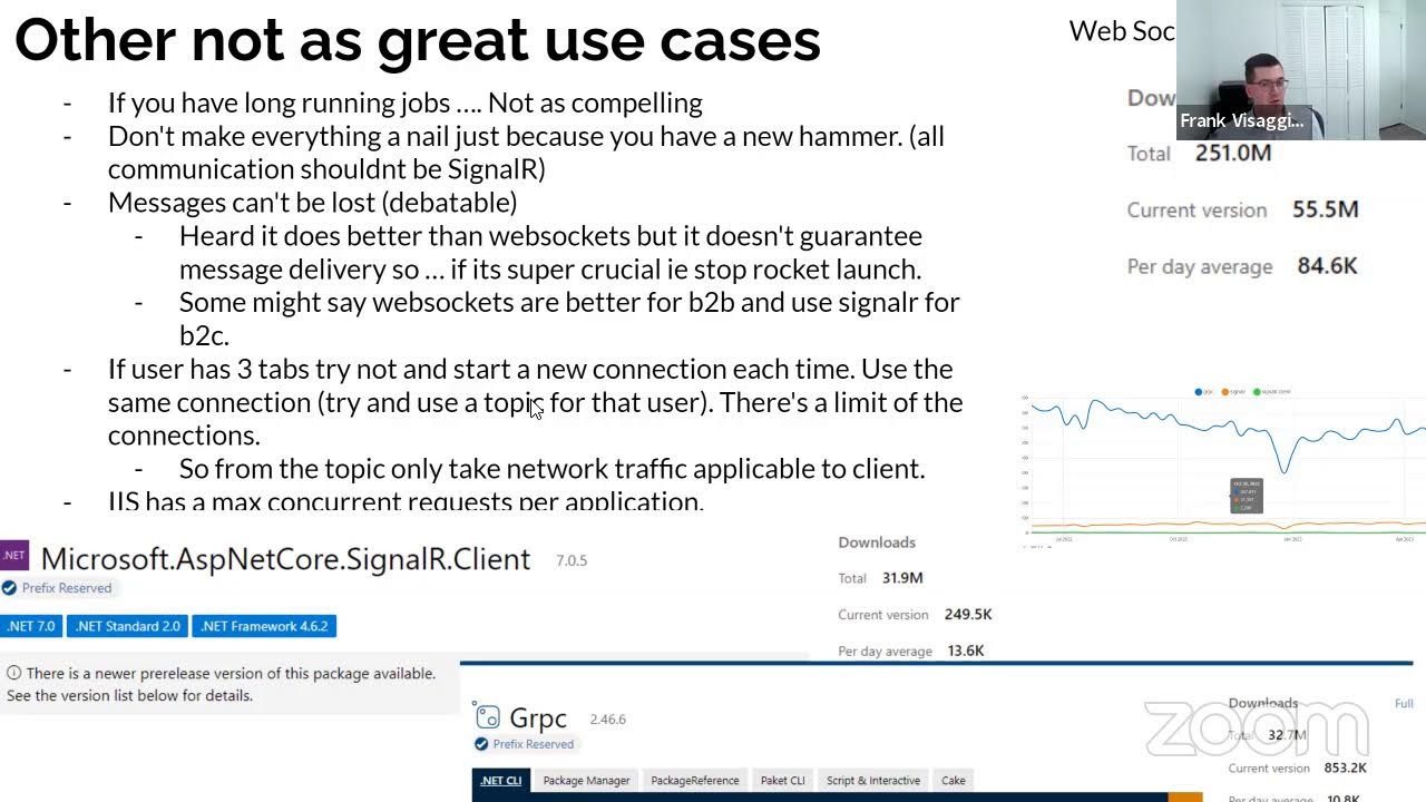 SLC.NET Presents: Scaling with SignalR: Real-Time Connectivity Demystified - Frank Visaggio