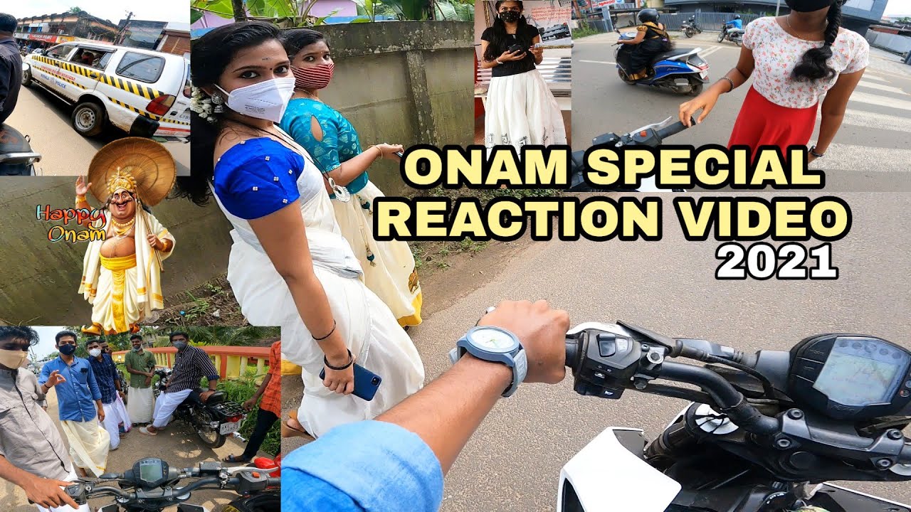 ONAM SPECIAL REACTION VIDEO &hearts;️||DUKE 250 VLOG