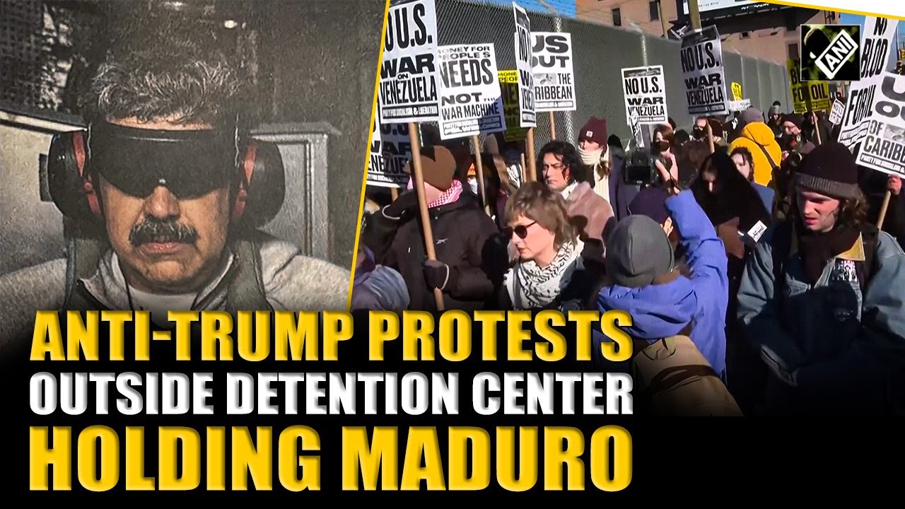 &ldquo;No U.S. War on Venezuela&rdquo; chants echo outside Brooklyn detention center where Maduro is being held