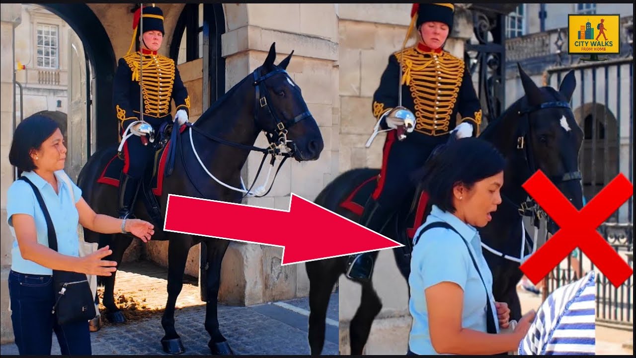 ‼️ She Didn’t EXPECT to Be YELLED at Like THIS ❌ Tourist Learns the Hard Way!  | 📍King’s Horse Guard