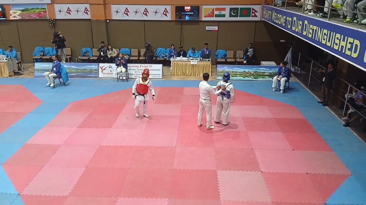 13t korean ambassador international taekwondo championships Para takewando Fight semi final.🥋 fight