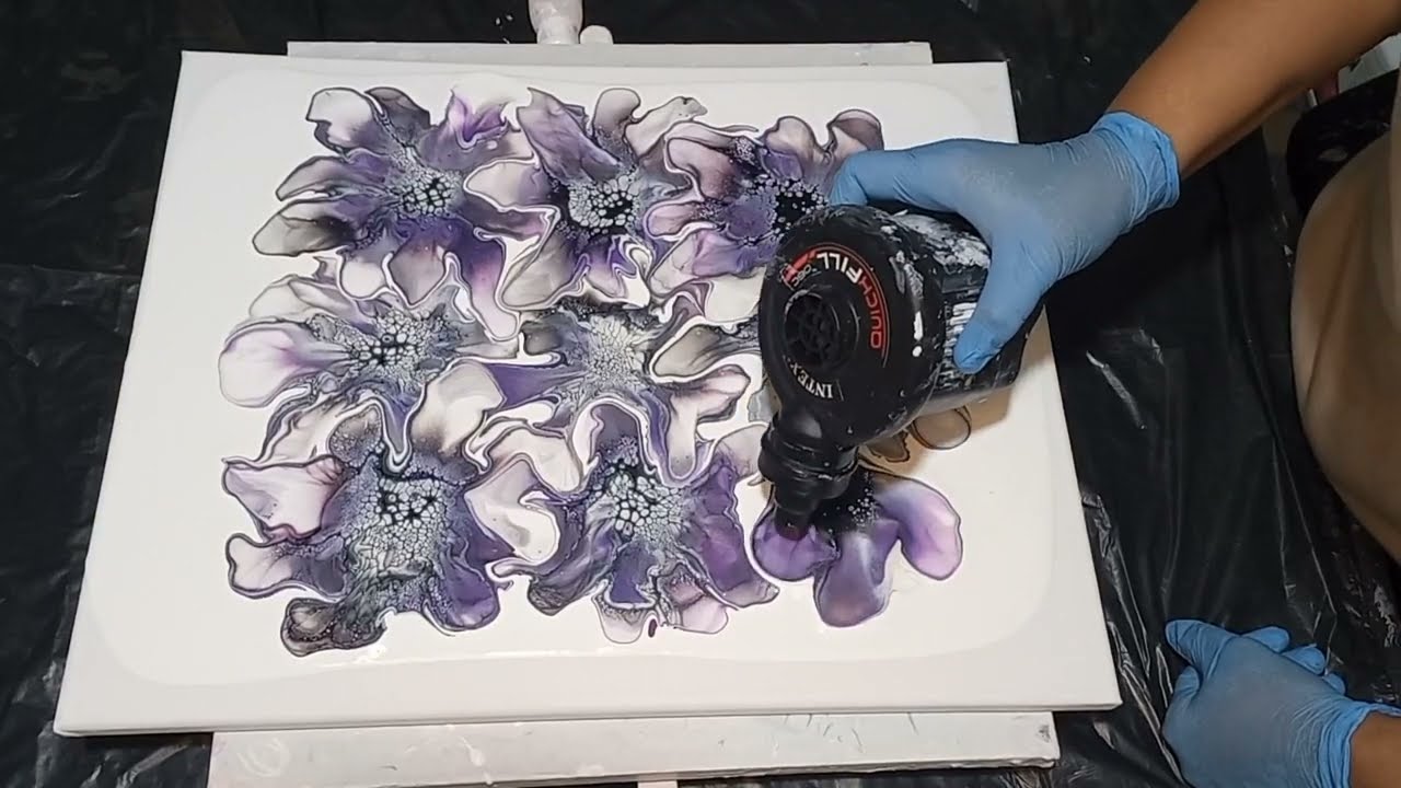 #285 Portable Battery Operated Blower gives beautiful results in this Multiple Bloom Blow-out 😍