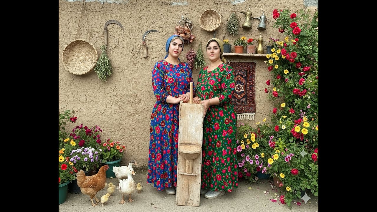 From Sunrise to Breakfast | Traditional Butter Churning, Cheese Making & Bread Baking in the Village