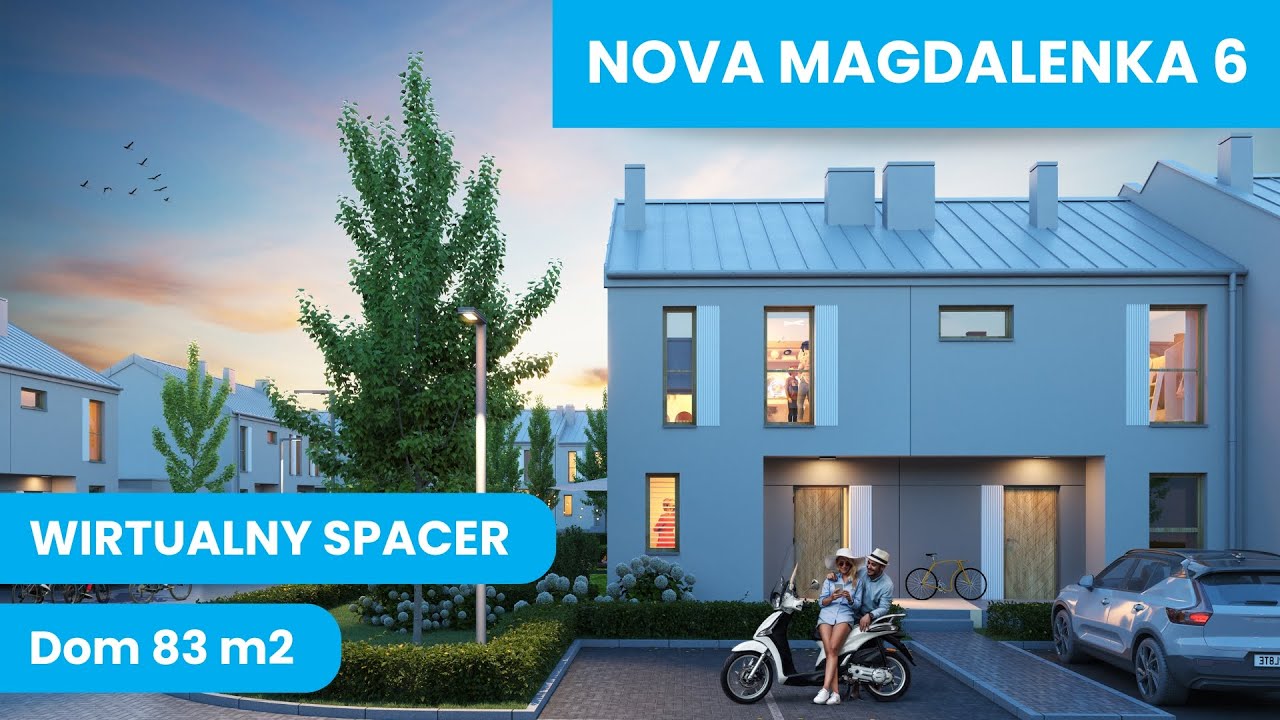 Nova Magdalenka 6 - dom 83 m2, przytulna przestrzeń dla rodziny