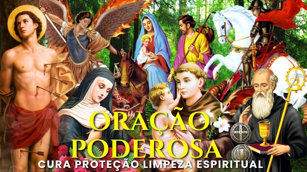 🔥 ORAÇÃO PODEROSA HOJE — Dia de SÃO SEBASTIÃO com SÃO JORGE SÃO BENTO e SÃO MIGUEL ARCANJO