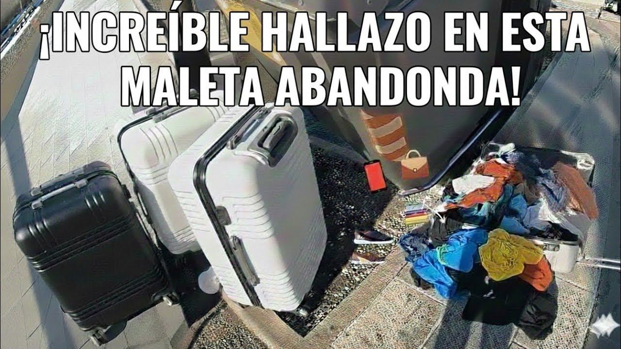 NO CREERÁS LO QUE ENCONTRÉ  DENTRO DE ESTÁS MALETAS 😱 