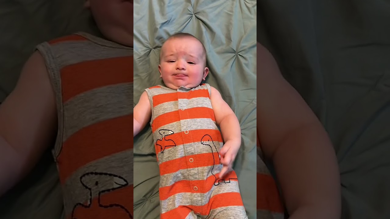 Adorable moments with baby riggs #babysmiles #cutebabies