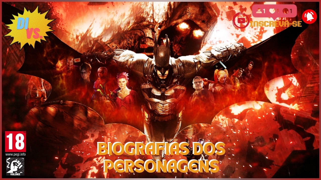 BATMAN: ARKHAM KNIGHT | BIOGRAFIA DOS PERSONAGENS