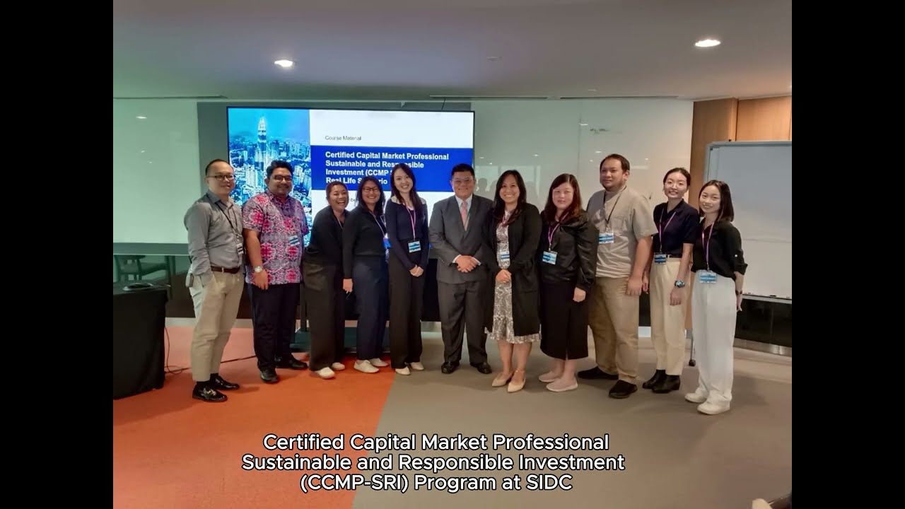 NYCA was invited by the Securities Industry Development Corporation (SIDC) for its CCMP-SRI Program.