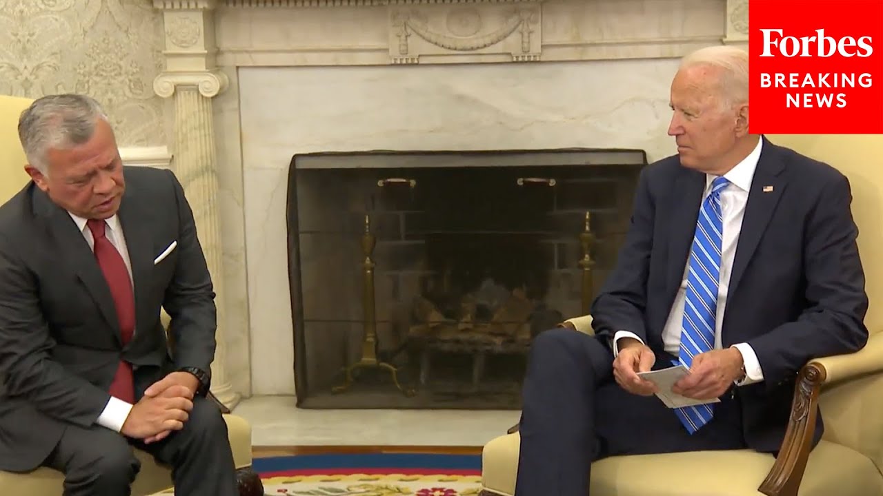 Biden Participates in a Bilateral Meeting with King Abdullah II and the Crown Prince