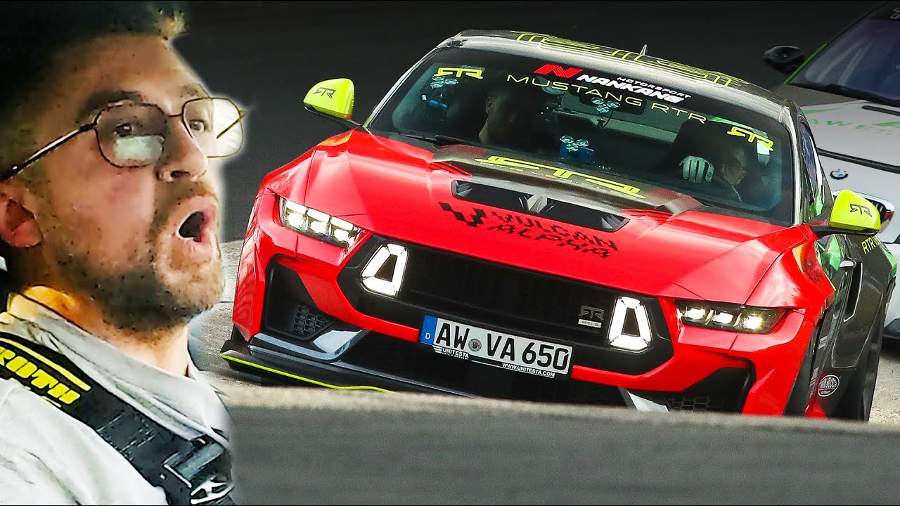 NEAR CRASH & BANNED: 800hp+ Mustang RTR Spec 5 // N&uuml;rburgring