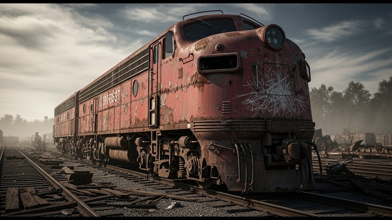 ASMR Car Restoration! 1955 EMD F7 Full Restoration from Abandoned State to Looking New