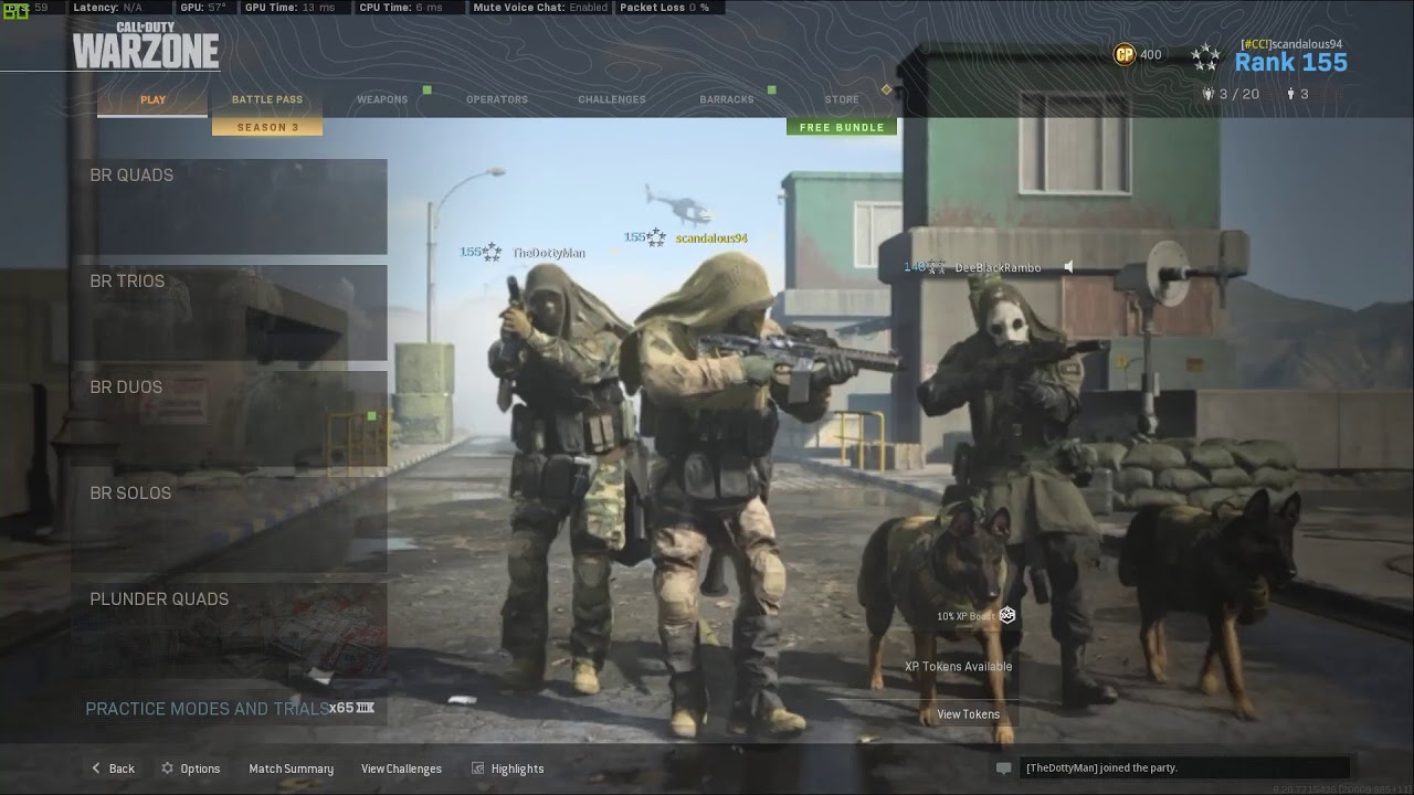 MW WARZONE 240FPS 1080TI
