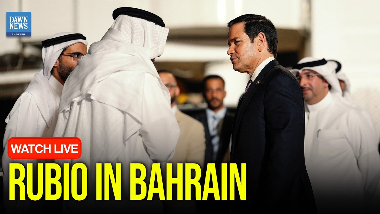 🔴 LIVE: US State Secretary Marco Rubio Meets Bahraini Leaders as US Strengthens Gulf Partnerships