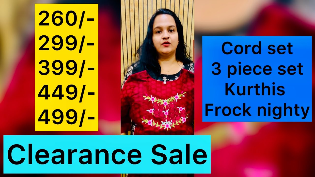 Clearance 🔴Sale260/- to 499/- only🔴🚚All India Freeshipping 🚚3 piece set | cord set| kurthis 🤩😍