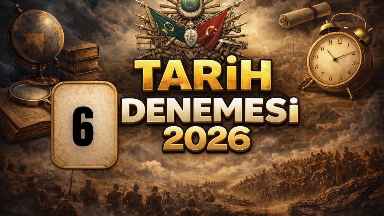 2026 AGS - KPSS Tarih Deneme 6 | Tamamı Çözümlü | #kpss #kpsstarih #kpss2026 #tarihdenemesi