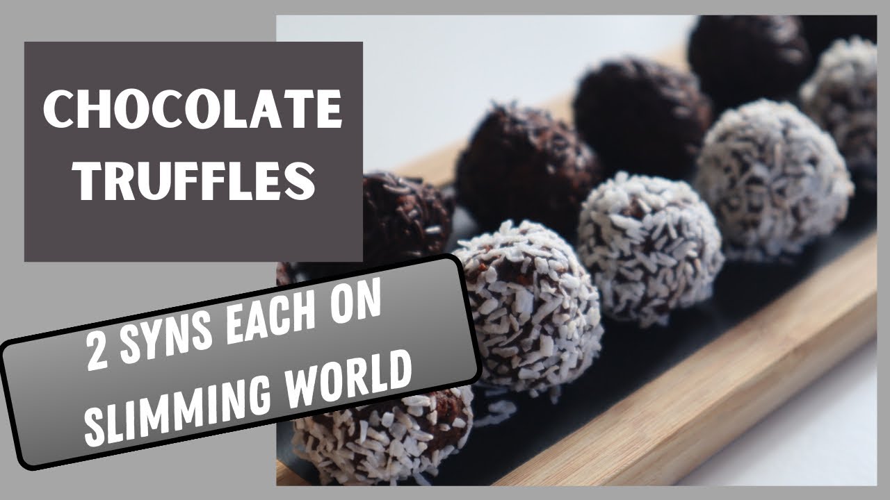 Slimming World Friendly Chocolate Truffles | Lo-Dough Miracle Cake Bars | 2 syns each!