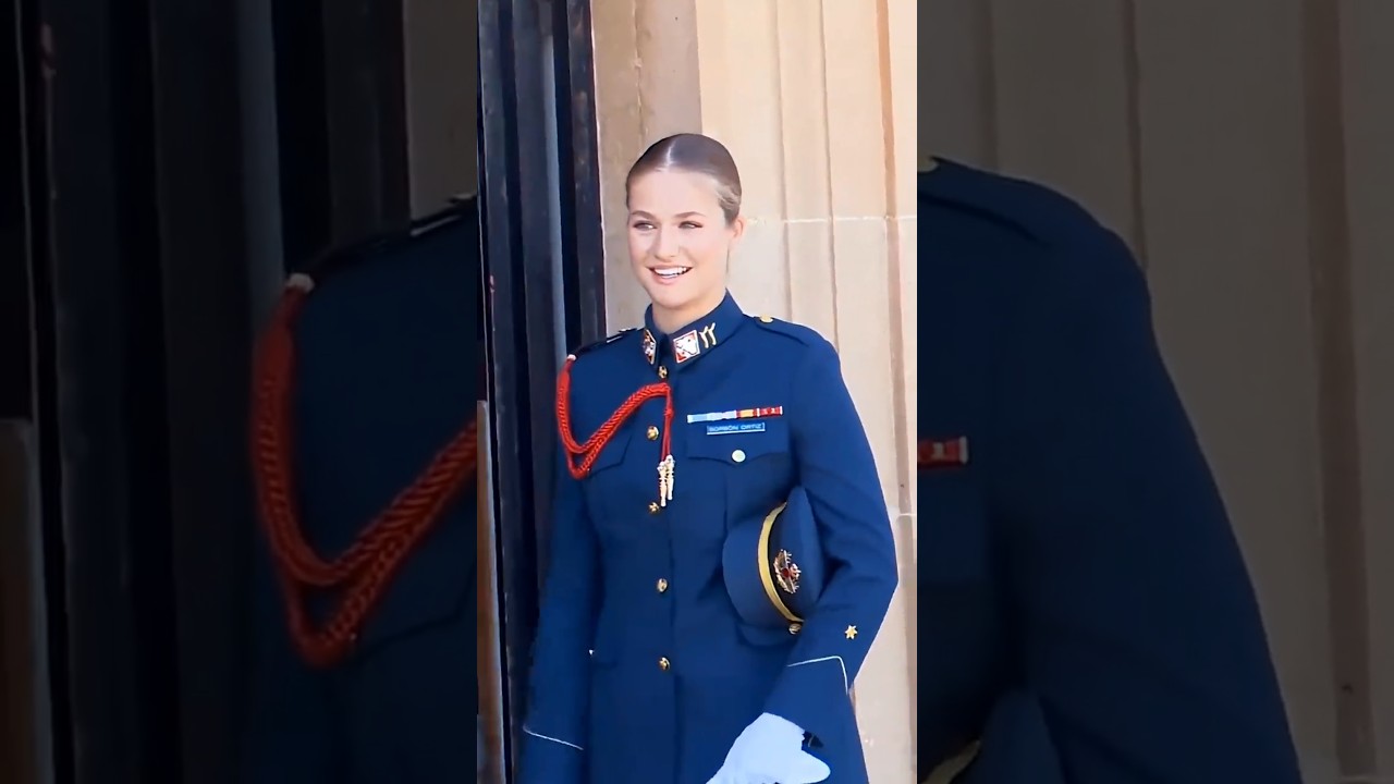 🇪🇸#princessleonor Joins Military Training To Serve The Country 👑 #spanishroyalty #spanishroyalfamily