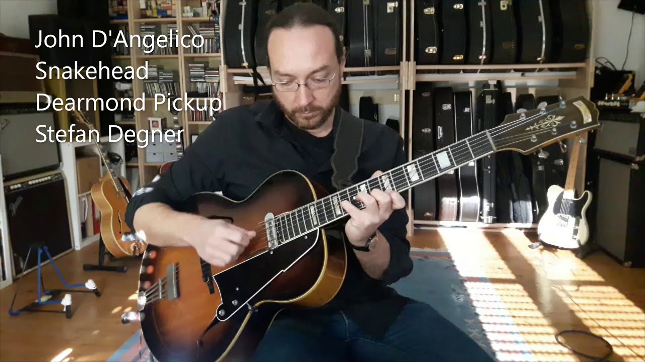 John D'Angelico with DeArmond Rhythm Chief 1100