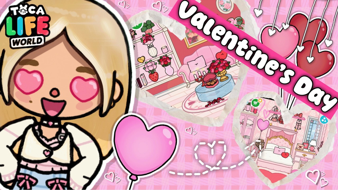 ICH ÜBERTREIBE KOMPLET 💘 TOCA BOCA VALENTINSTAGS-HAUS 🏠✨