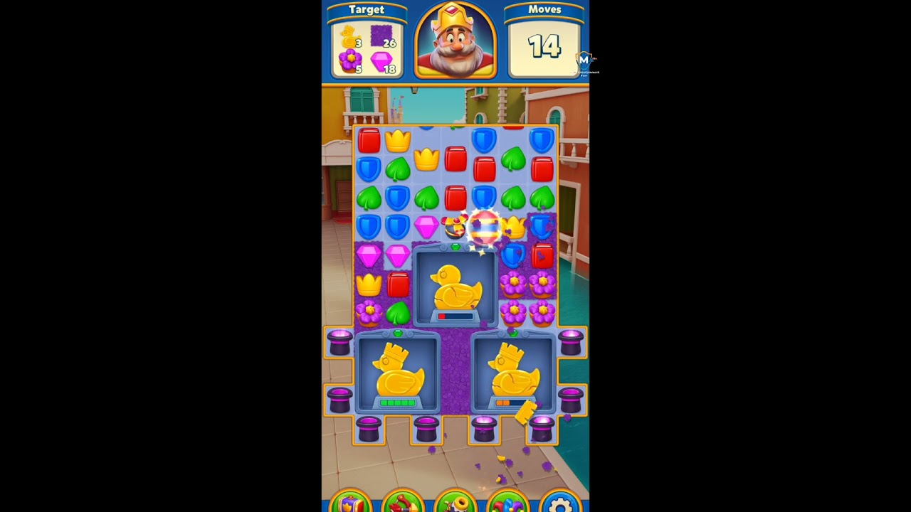 royal match level 4542~4549 brand new levels best entertainment game play