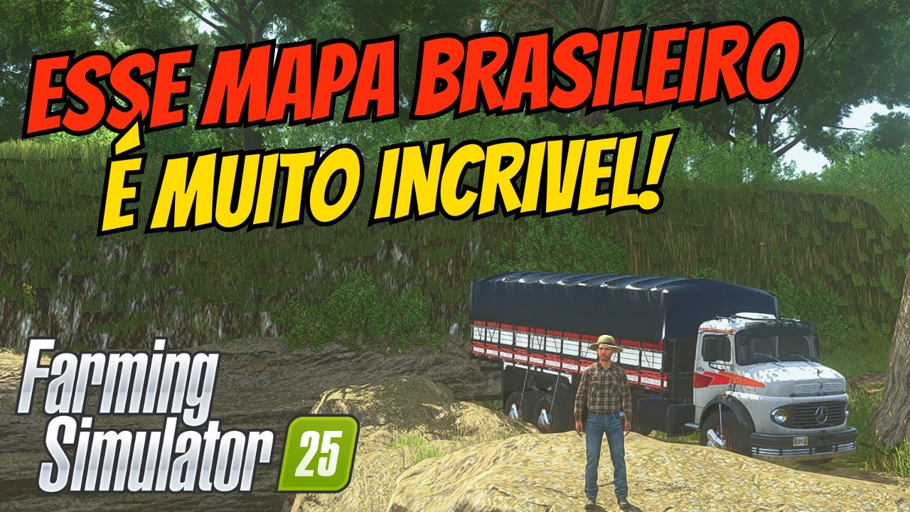 INCR&Iacute;VEL! Apresentando o PRIMEIRO MAPA BRASILEIRO para Farming Simulator 25! VEJA QUE TOP!