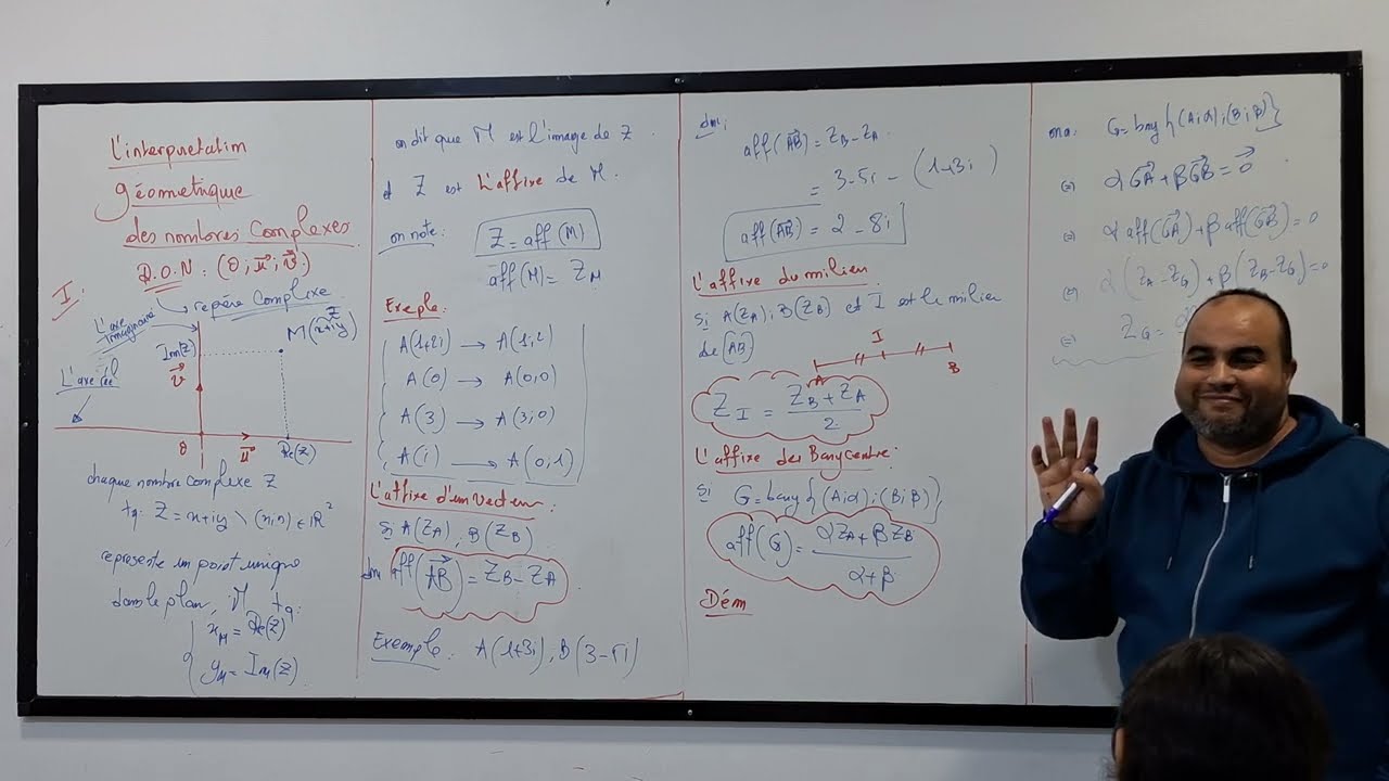 05. Les nombres complexes 2sm - cours et exemples   part 05 - la géometrie 
