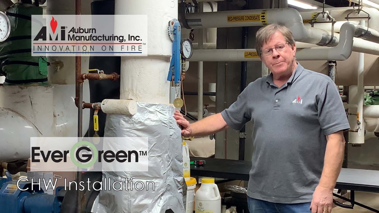 Ever Green Chilled Water System Insulation Installation