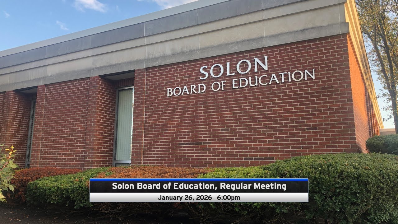 2/23/26 Solon Board of Education, Regular Meeting, 6:00pm