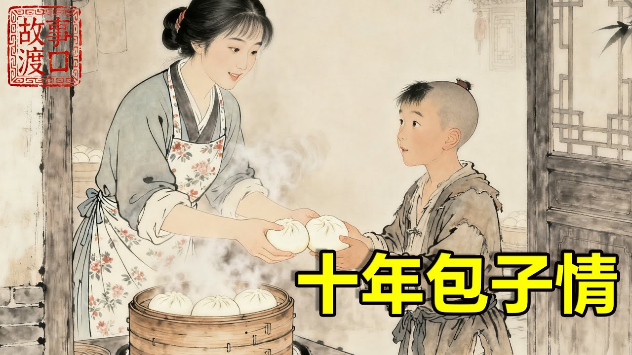 包子鋪老闆娘心善，日日送2個包子給門口小乞丐，10年後鐵騎入城，直奔包子鋪，一將軍下馬抱拳：姐，我來接你去享福了！【故事渡口】#民間故事 #故事分享 #善有善報