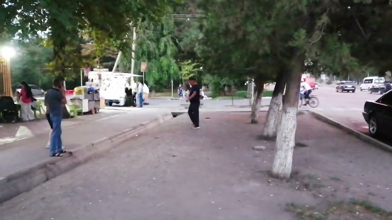 Вечерний Токмок. Кыргызстан.