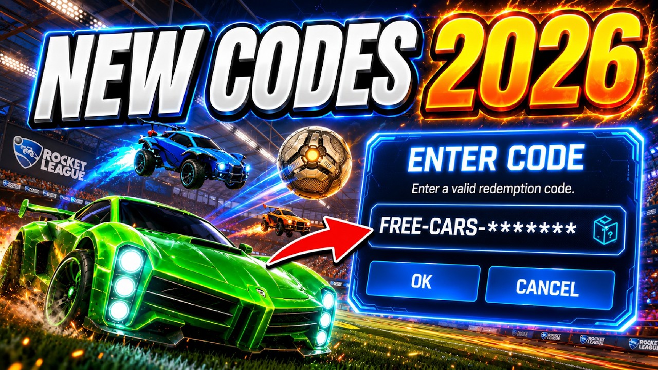 NEW ROCKET LEAGUE CODES 2026 🎁 FREE CREDITS, ITEMS & CARS! *SECRET* REDEEM CODES ROCKET LEAGUE