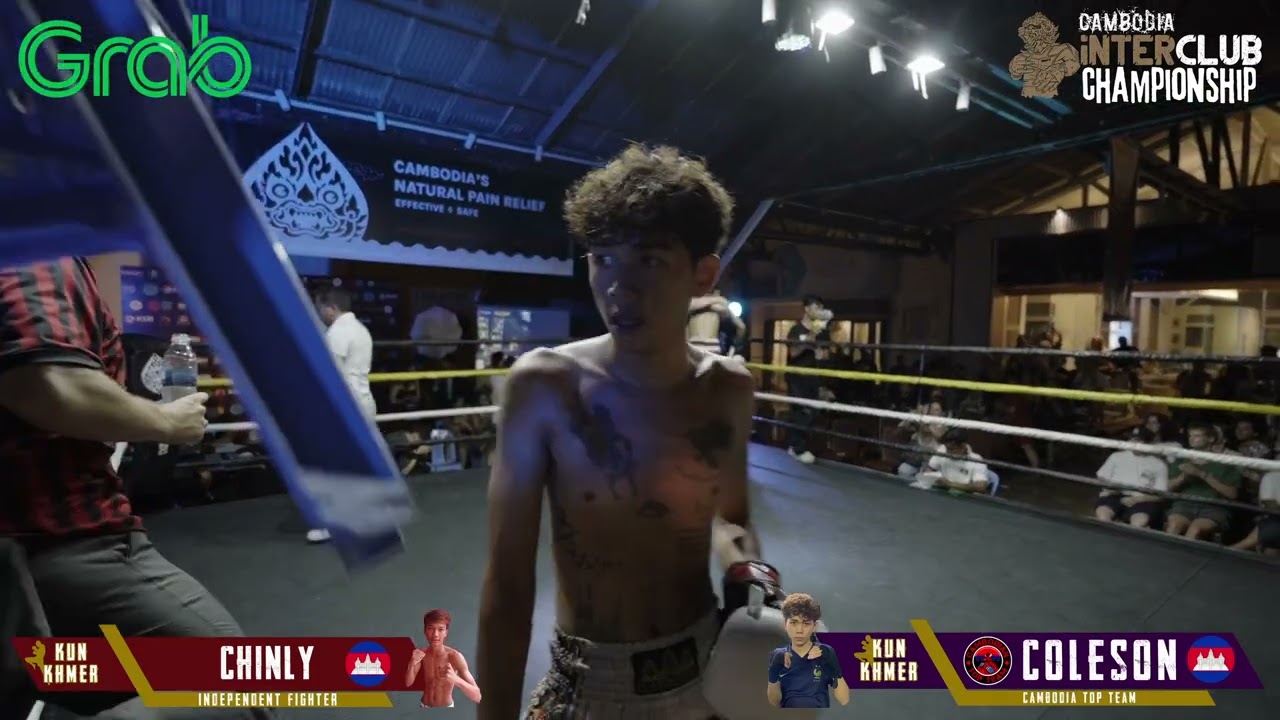 Cheourn Chinly Independent Fighter Vs Coleson Sovanna Cambodian Top Team: Kun Khmer Kickboxing-54kg