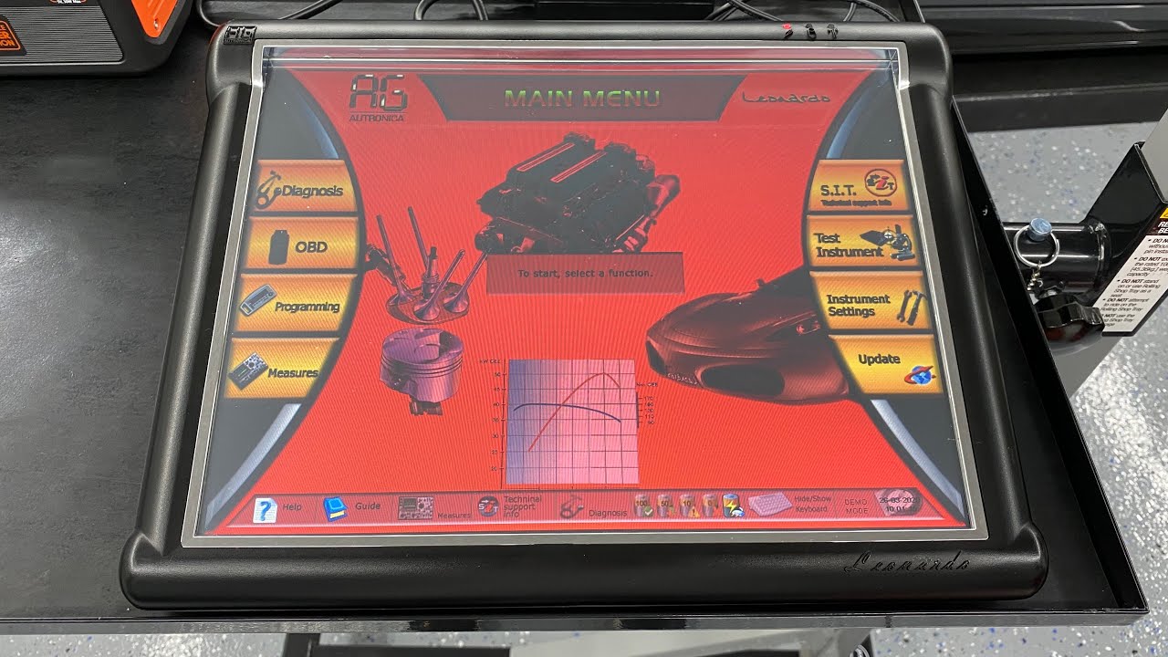 Lamborghini LP 560-4 self grid tuning with Leonardo Diagnostic tool