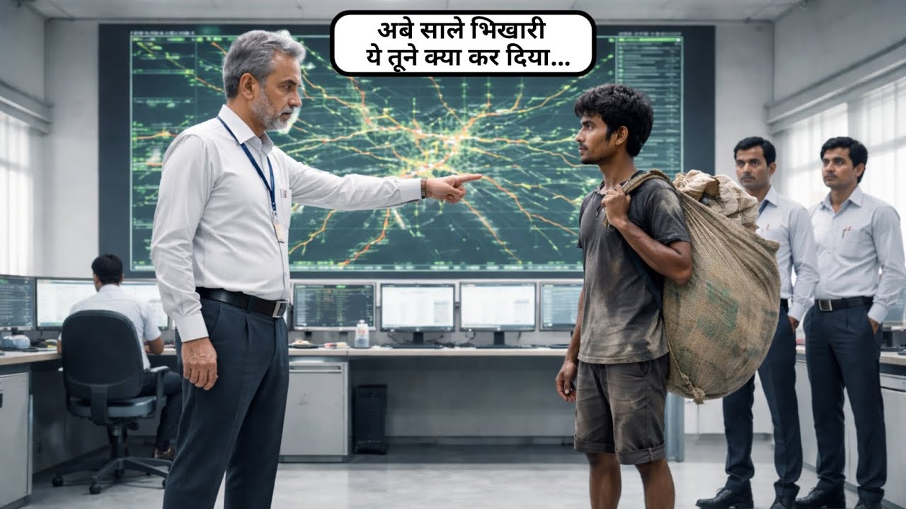 पूरा रेलवे सिस्टम ठप था… एक कूड़ा बीनने वाले ने 5 मिनट में सब बदल दिया | hindi motivational stories 