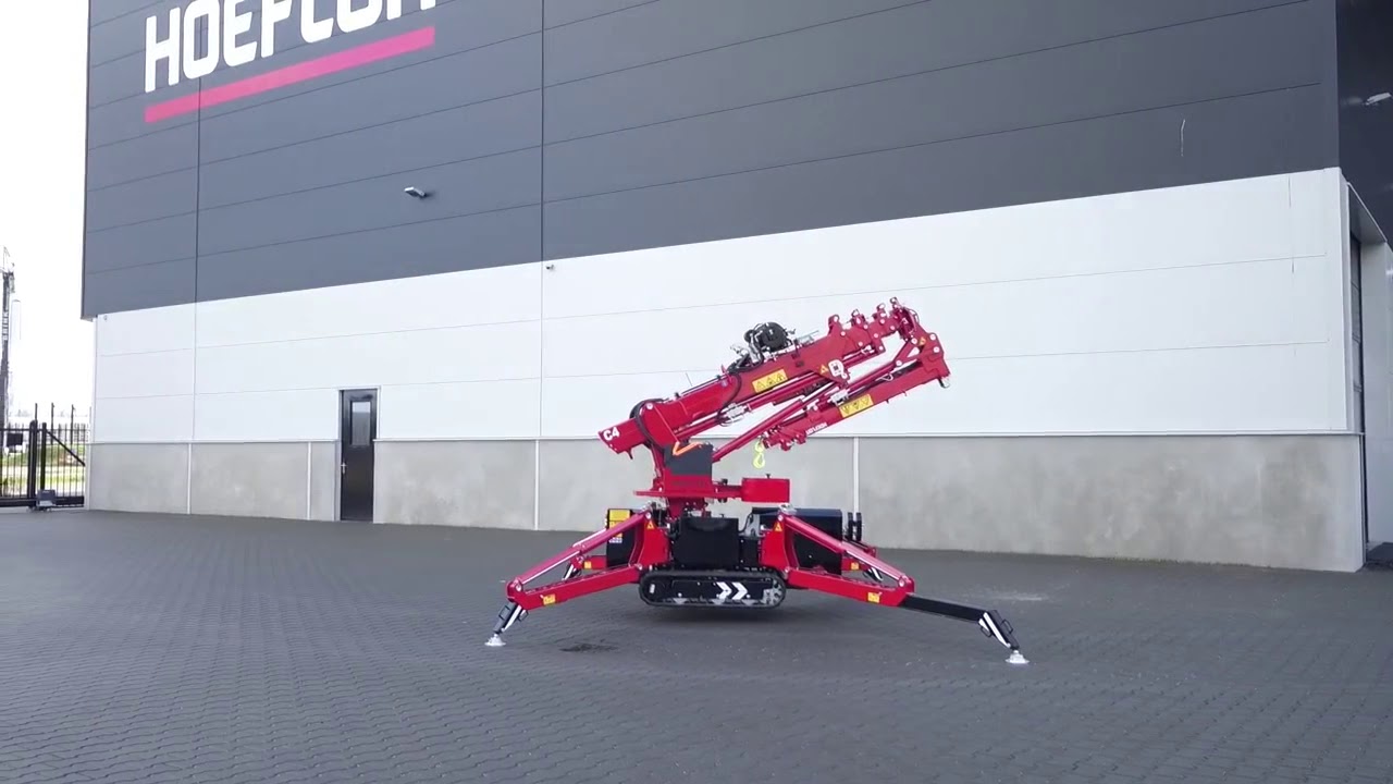 Location mini grue araign&eacute;e 2,5 tonnes : HOEFLON C4