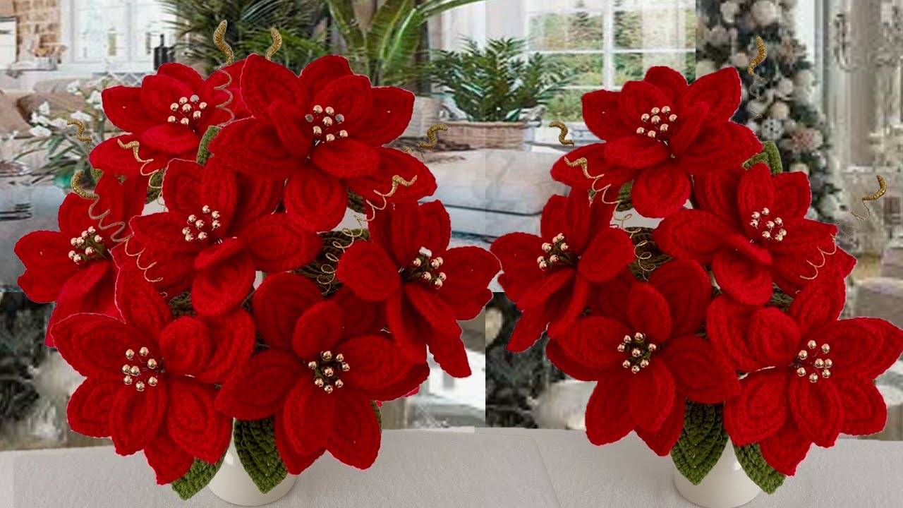 Estas Flores son hermosas para Centros de Mesa para Tu Casa para Esta Navidad