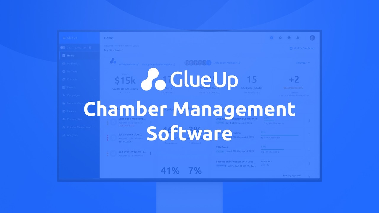 All-in-one Chamber of Commerce Management Software from Glue Up